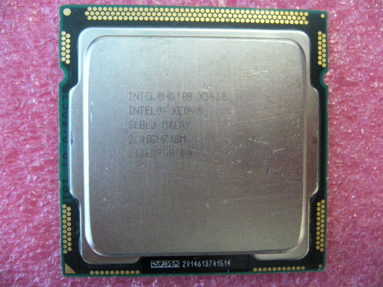 QTY 1x INTEL Xeon CPU X3430 2.40GHZ/8MB LGA1156 SLBLJ - Click Image to Close