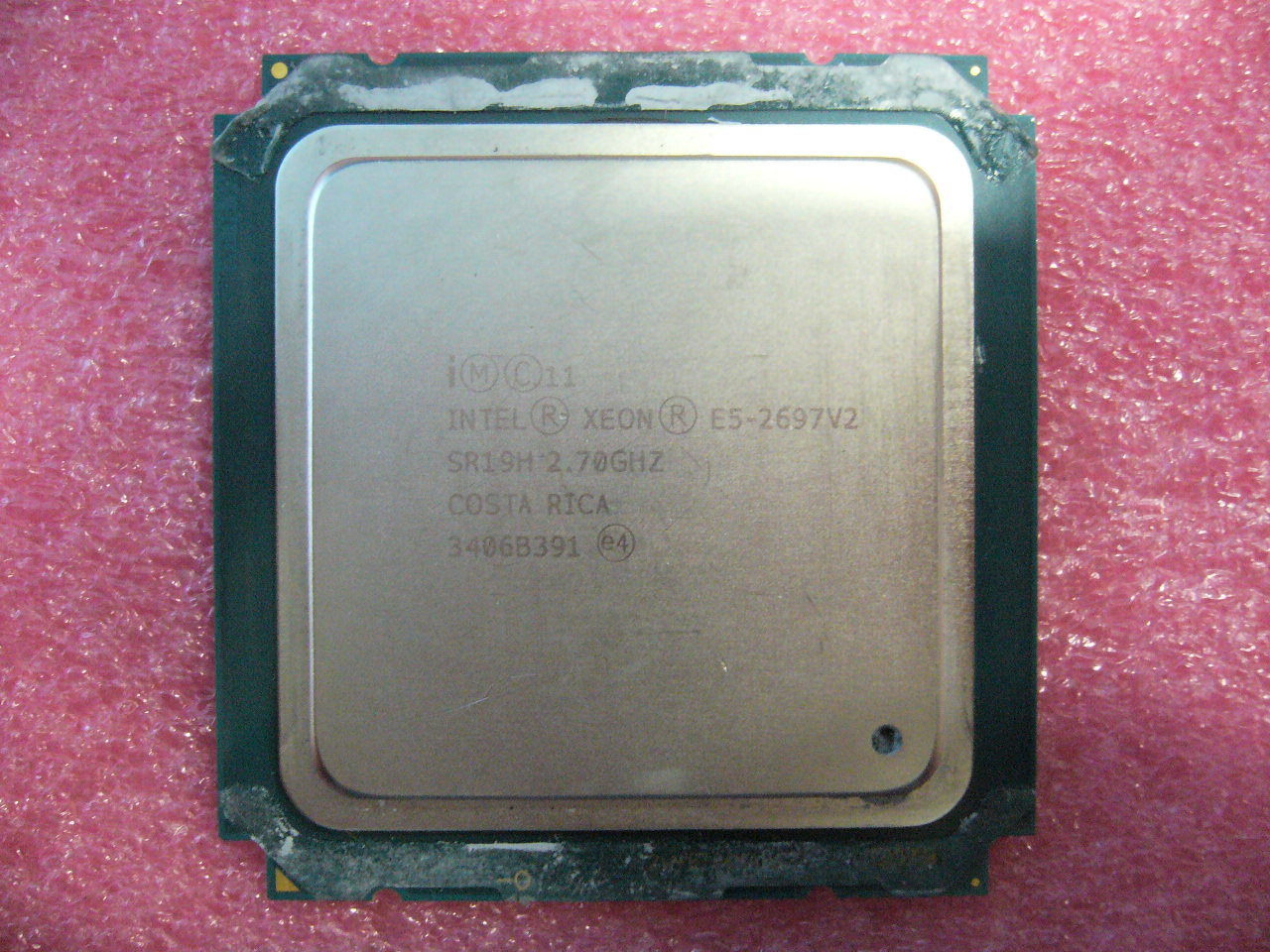 QTY 1x Intel E5-2697 V2 Xeon CPU 12-Cores 2.7Ghz 30MB Cache LGA2011 SR19H - zum Schließen ins Bild klicken