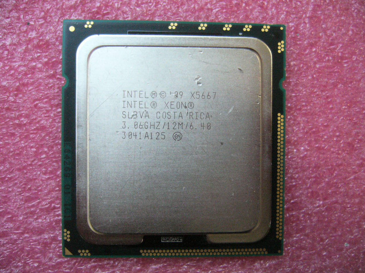 QTY 1x INTEL Quad-Cores Xeon CPU X5667 3.06GHZ/12MB LGA1366 SLBVA