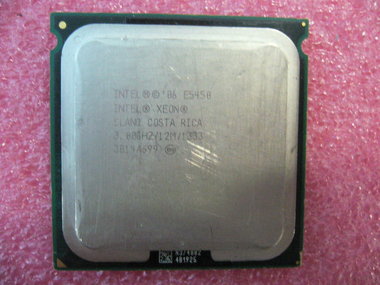 QTY 1x Intel Xeon CPU Quad Core E5450 3.00Ghz/12MB/1333Mhz LGA771 SLANQ - Click Image to Close