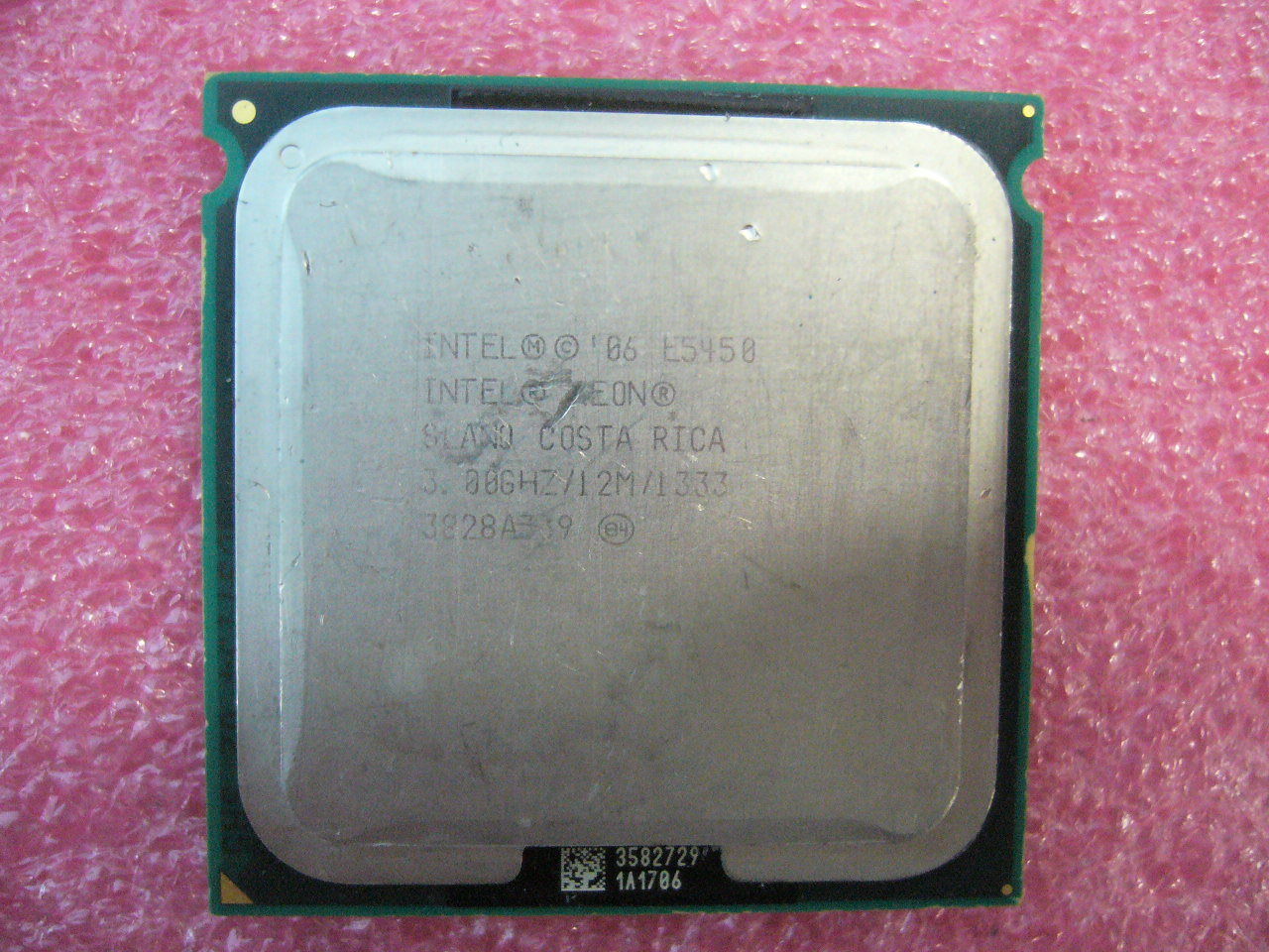 QTY 1x Intel Xeon CPU Quad Core E5450 3.00Ghz/12MB/1333Mhz LGA771 SLANQ - Click Image to Close