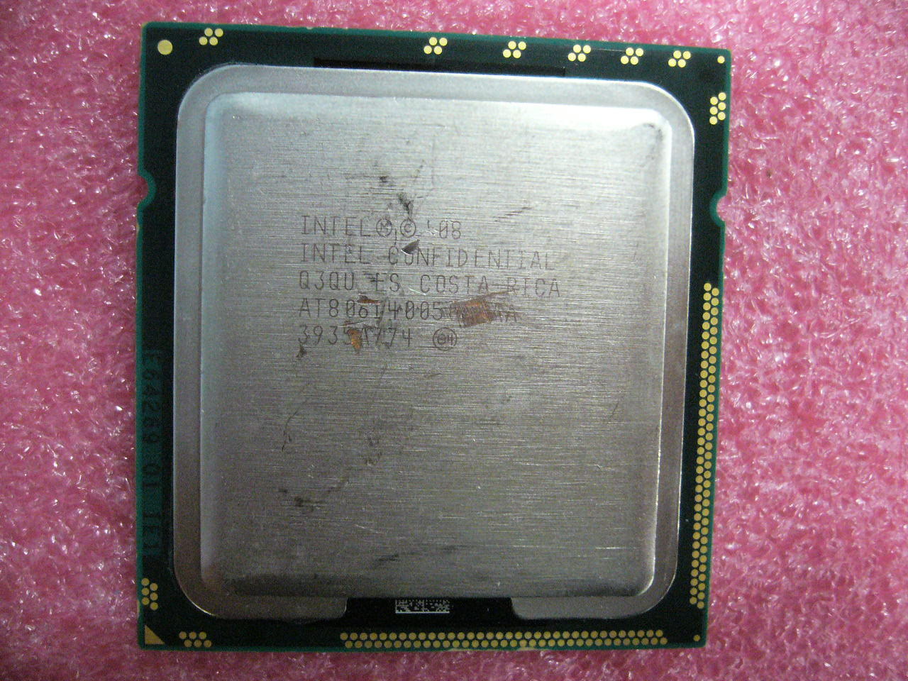 QTY 1x INTEL Quad-Cores ES CPU 2.8GHZ/12MB LGA1366 Q3QU A0 TDP 95W