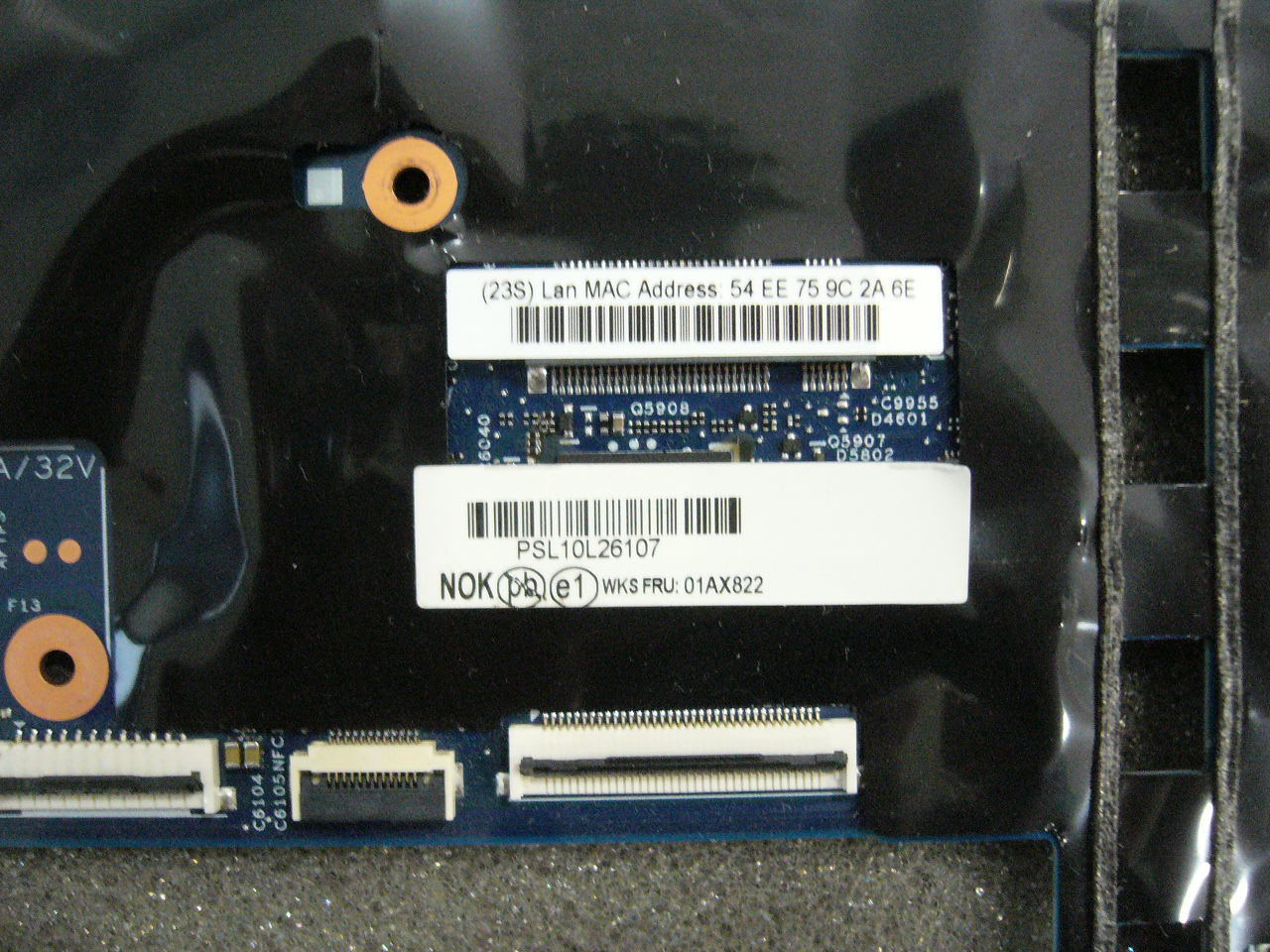 QTY 1x Lenovo Thinkpad X1 Carbon Gen 4 motherboard i7-6600U 8GB X1C - Click Image to Close
