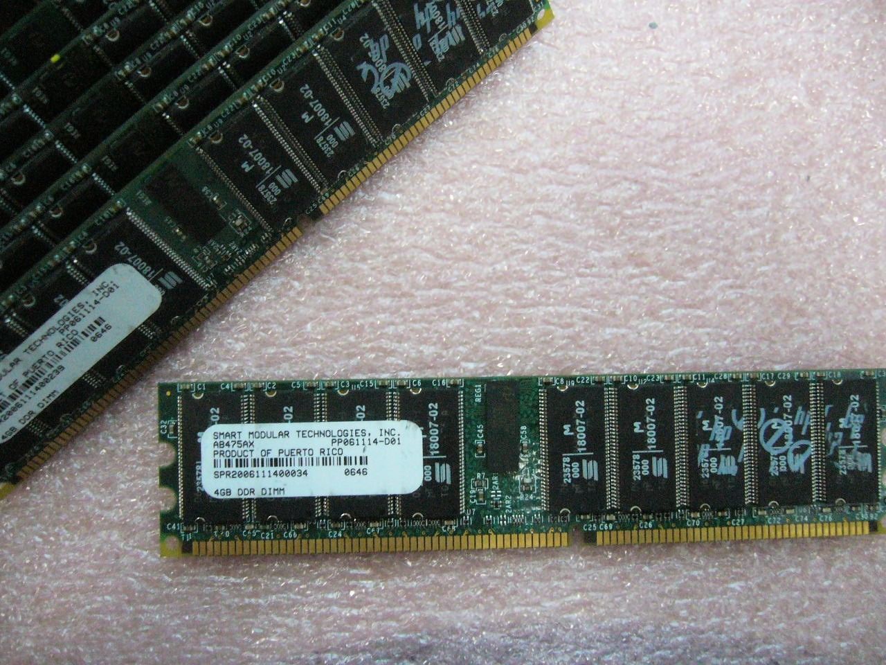 4GB DDR 266 PC-2100R ECC Registered Server memory Genuine HP PN AB475AX