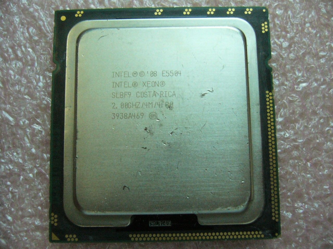 QTY 1x INTEL Quad-Cores CPU E5504 2.0GHZ/4MB 4.8GT/s QPI LGA1366 SLBF9 - Click Image to Close