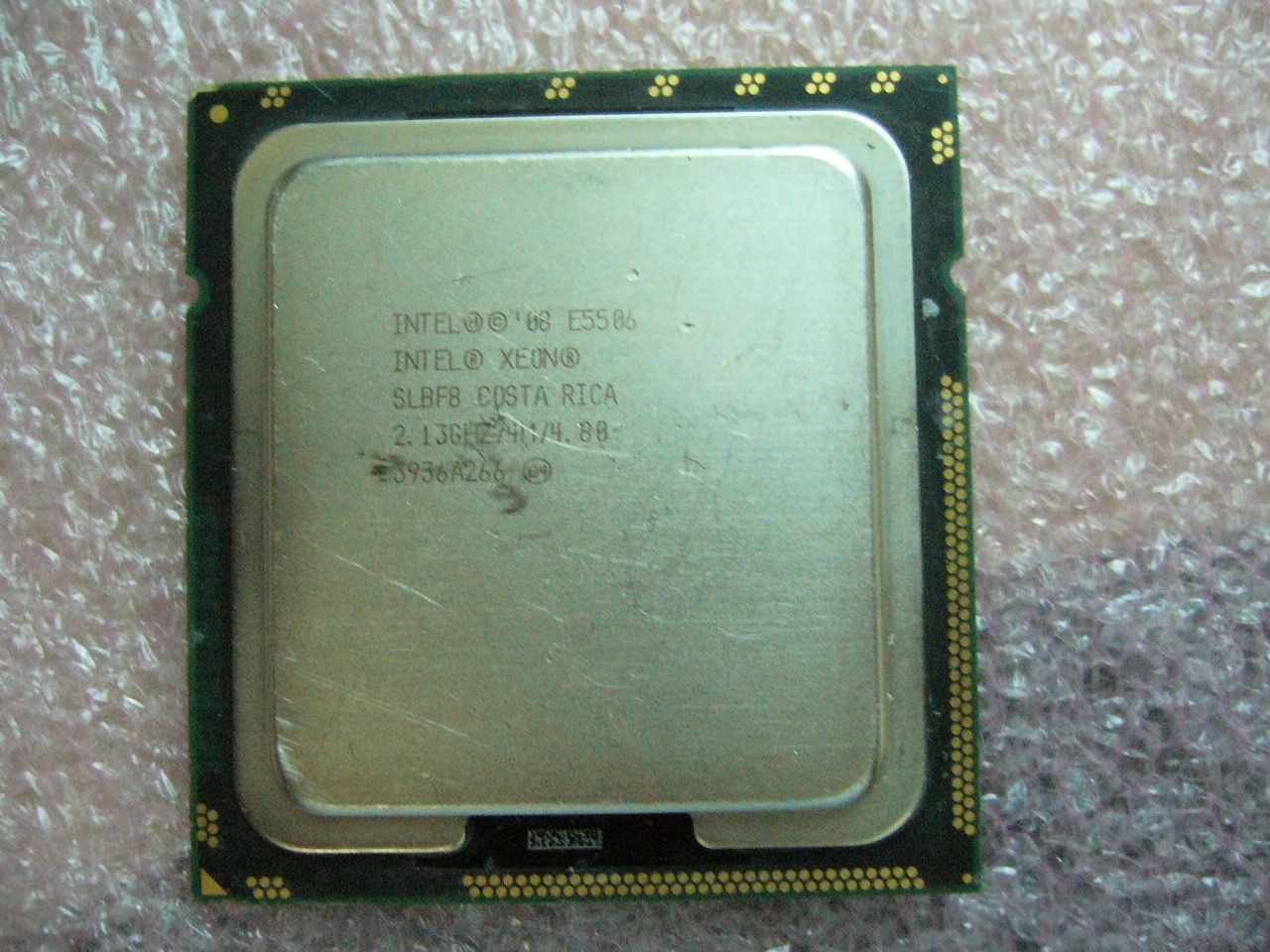 QTY 1x INTEL Quad-Cores CPU E5506 2.14GHZ/4MB 4.80T/s QPI LGA1366 SLBF8 - Click Image to Close