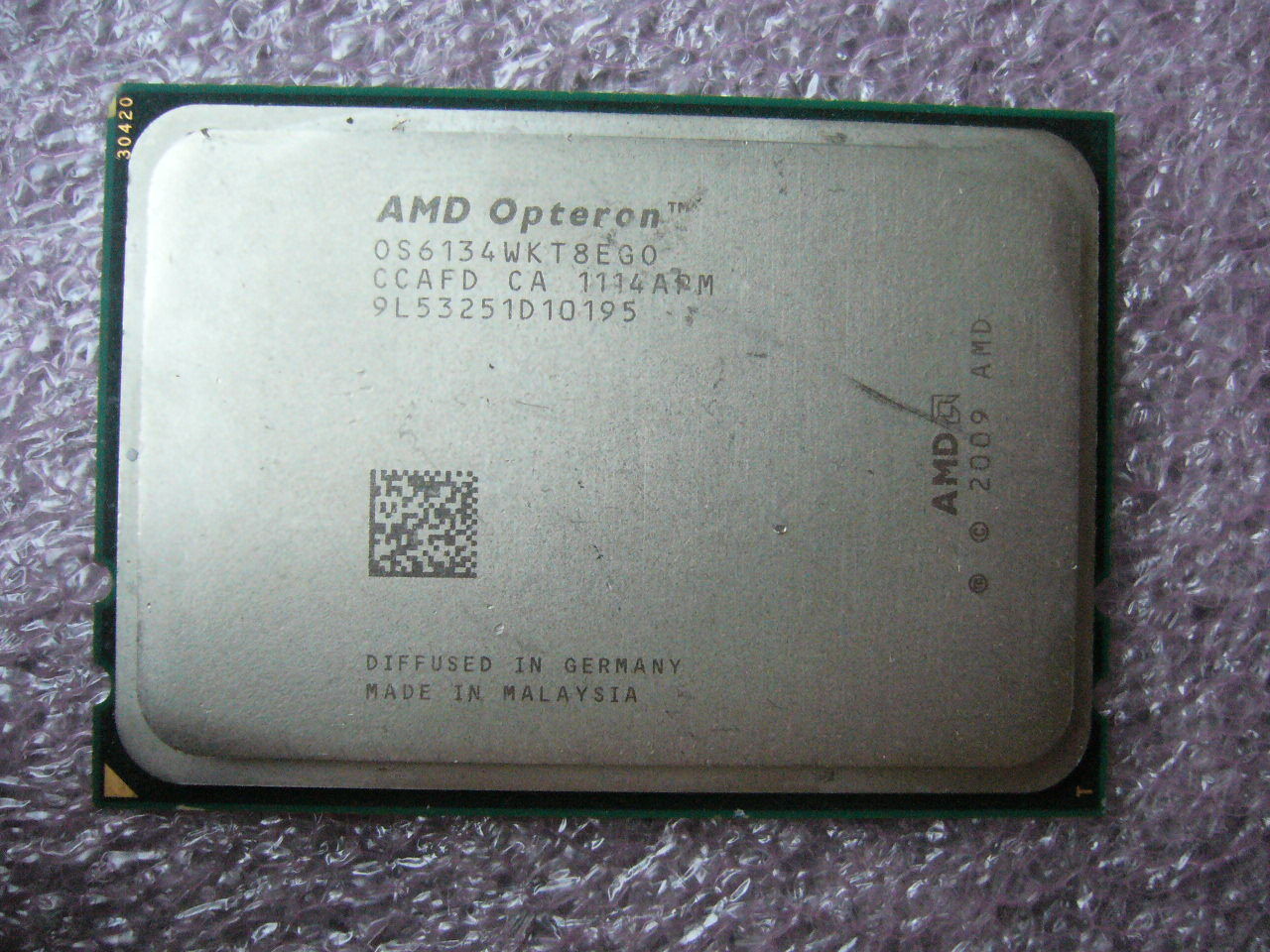 QTY 1x AMD Opteron 6134 2.3 GHz Eight Core (OS6134WKT8EGO) CPU Tested G34 - zum Schließen ins Bild klicken