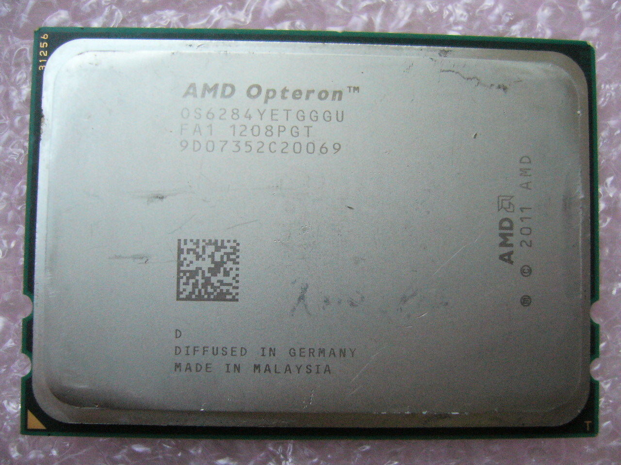QTY 1x AMD Opteron 6284 SE 2.7 GHz Sixteen Core (OS6284YETGGGU) CPU Tested G34
