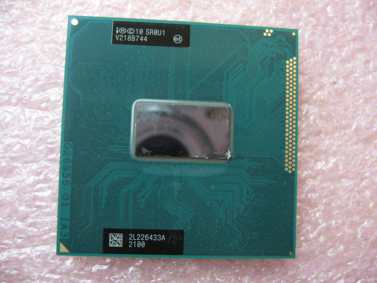 QTY 1x Intel CPU 2020M Dual-Core 2.4 Ghz PGA988 SR0U1 Socket G2 NOT WORKING - Click Image to Close