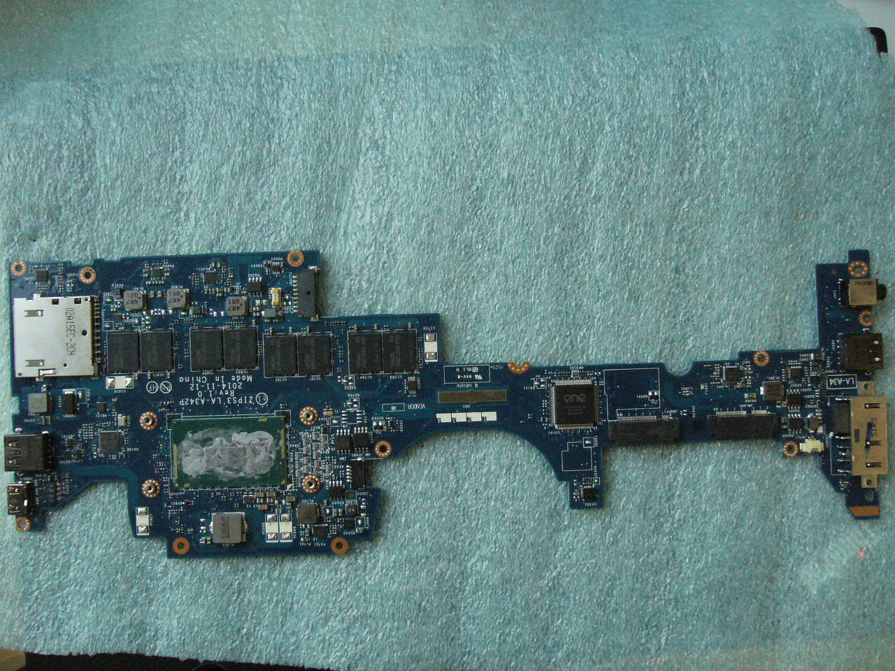 QTY 1x Lenovo Thinkpad Yoga 12 laptop motherboard i7-5600U 8GB LA-A342P ZIPS3 - Click Image to Close