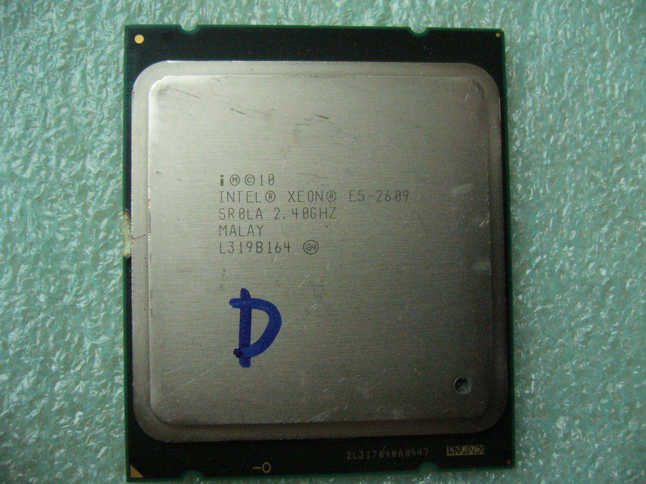 QTY 1x Intel CPU E5-2609 CPU 4-Cores 2.4Ghz LGA2011 SR0LA damaged