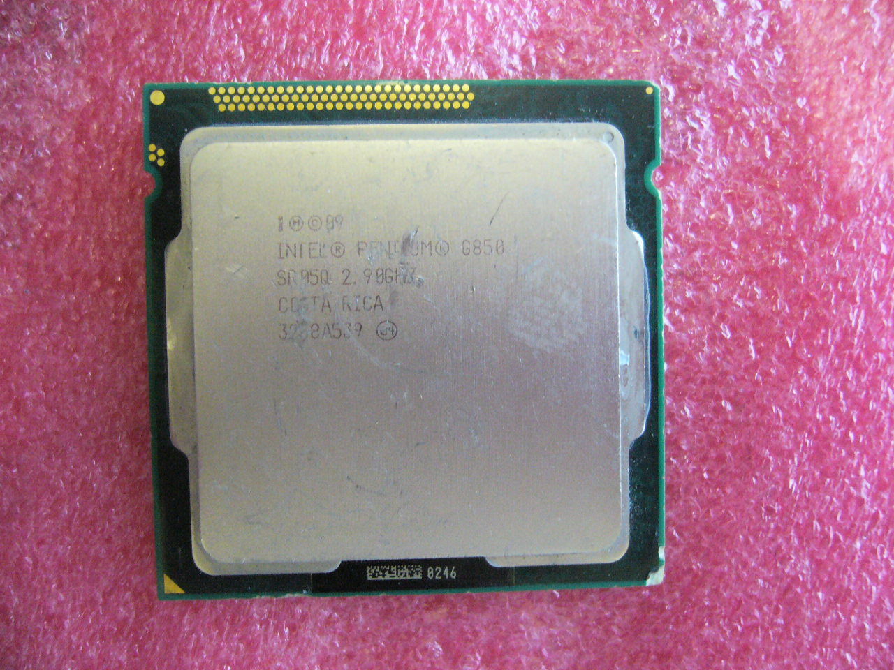 QTY 1x INTEL CPU G850 2.9GHZ/3MB LGA1155 SR05Q