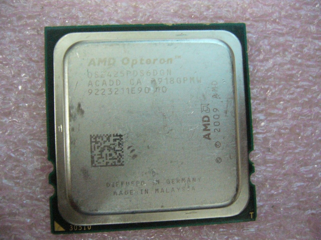 QTY 1x AMD Opteron 2425 HE 2.1 GHz Six Core (OS2425PDS6DGN) CPU Socket F 1207