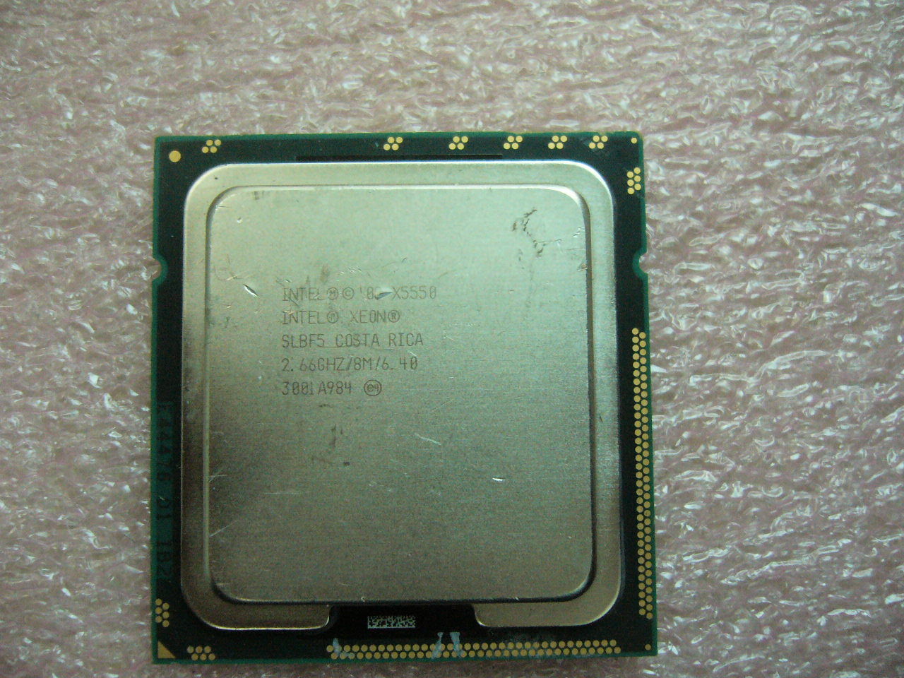 QTY 1x INTEL Quad-Cores CPU X5550 2.66GHZ/8MB 6.4GT/s QPI LGA1366 SLBF5