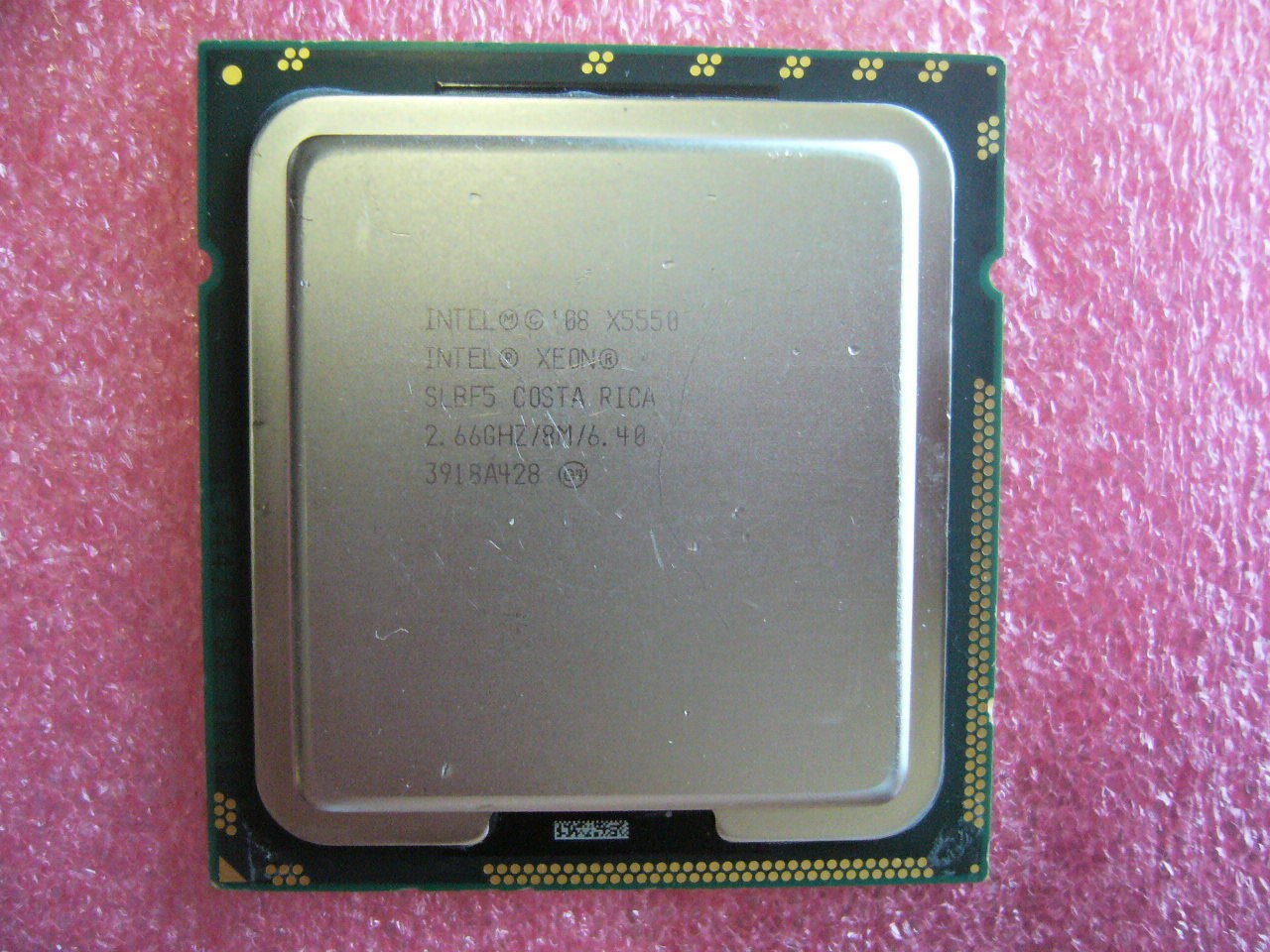 QTY 1x INTEL Quad-Cores CPU X5550 2.66GHZ/8MB 6.4GT/s QPI LGA1366 SLBF5 - Click Image to Close