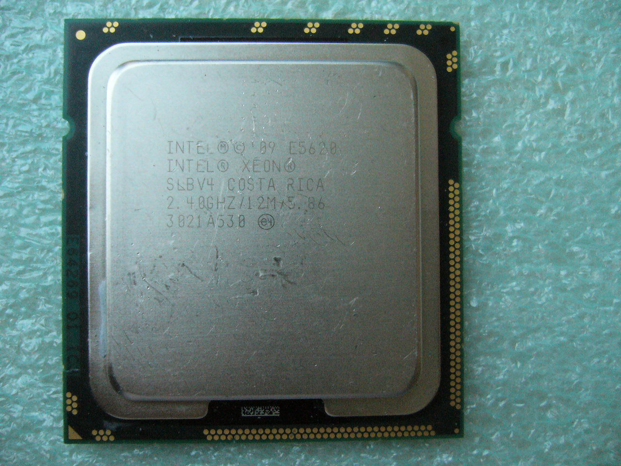 QTY 1x INTEL Quad-Cores CPU E5620 2.4GHZ/12MB 5.86GT/s QPI LGA1366 SLBV4