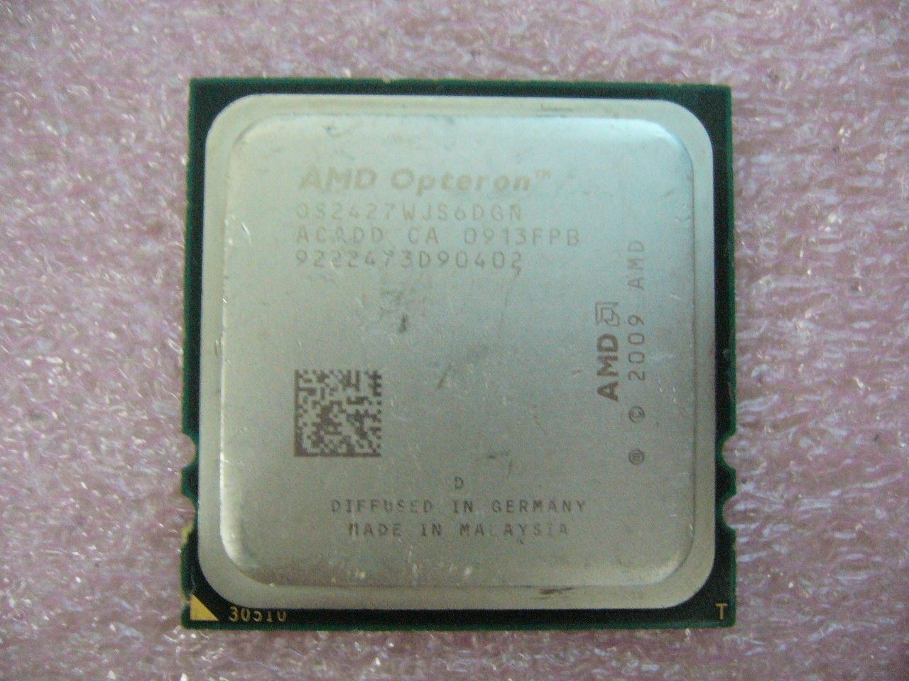 QTY 1x AMD Opteron 2427 2.2 GHz Six Core (OS2427WJS6DGN) CPU Socket F 1207