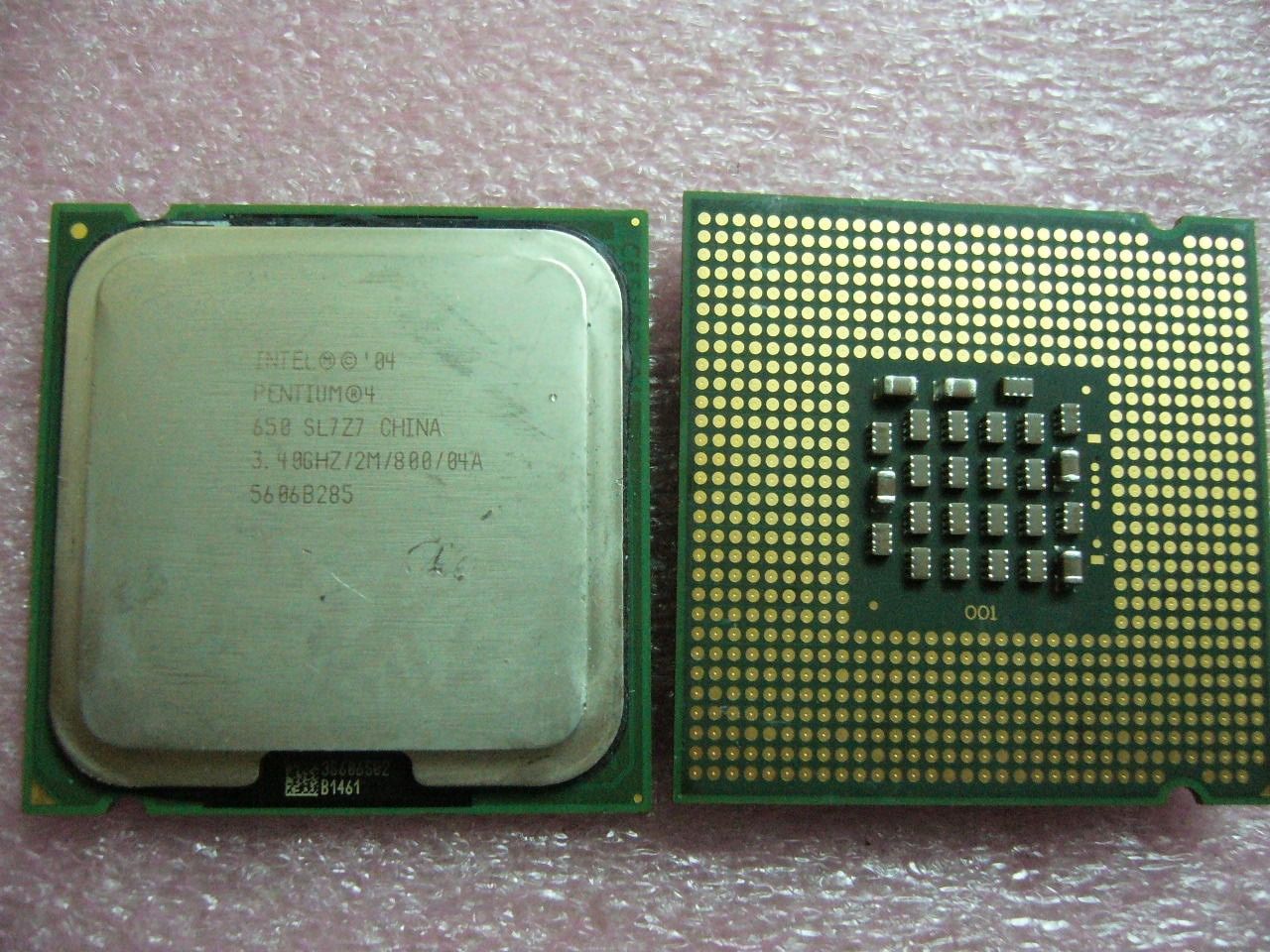INTEL Pentium 4 CPU 650 3.40GHz 2MB/800Mhz LGA775 SL7Z7 SL8Q5 - zum Schließen ins Bild klicken