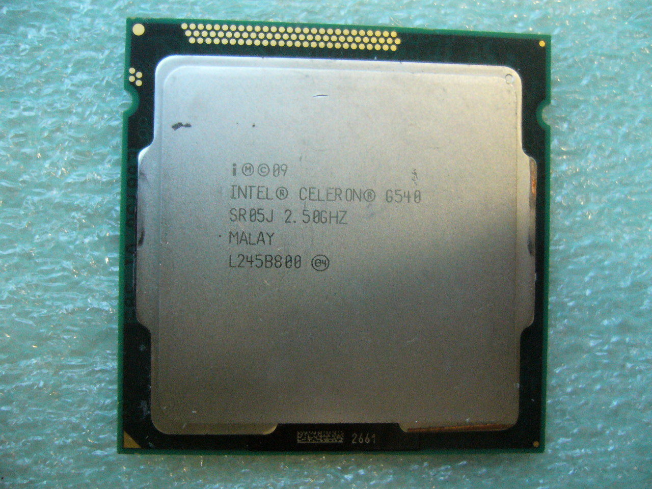QTY 1x INTEL Celeron CPU G540 2.5GHZ/2MB LGA1155 SR05J - Click Image to Close