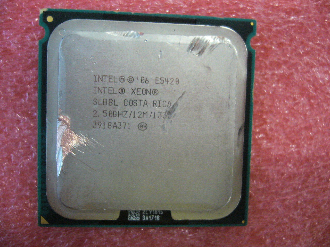 QTY 1x Intel Xeon CPU Quad Core E5420 2.50Ghz/12MB/1333Mhz LGA771 SLBBL