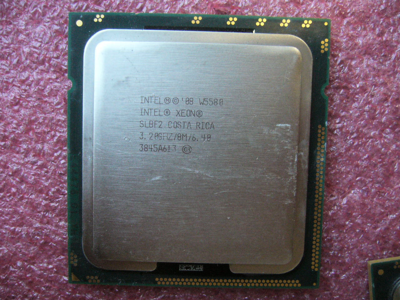 QTY 1x INTEL Quad-Cores CPU W5580 3.20GHZ/8MB LGA1366 SLBF2 - Click Image to Close