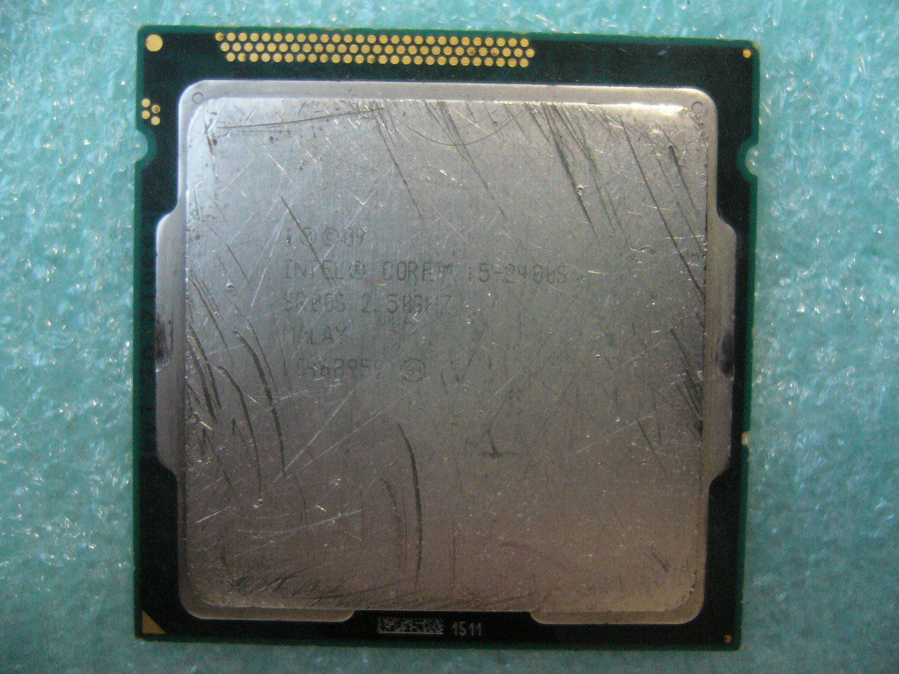 QTY 1x Intel CPU i5-2400S Quad-Cores 2.50Ghz LGA1155 SR00S NOT WORKING