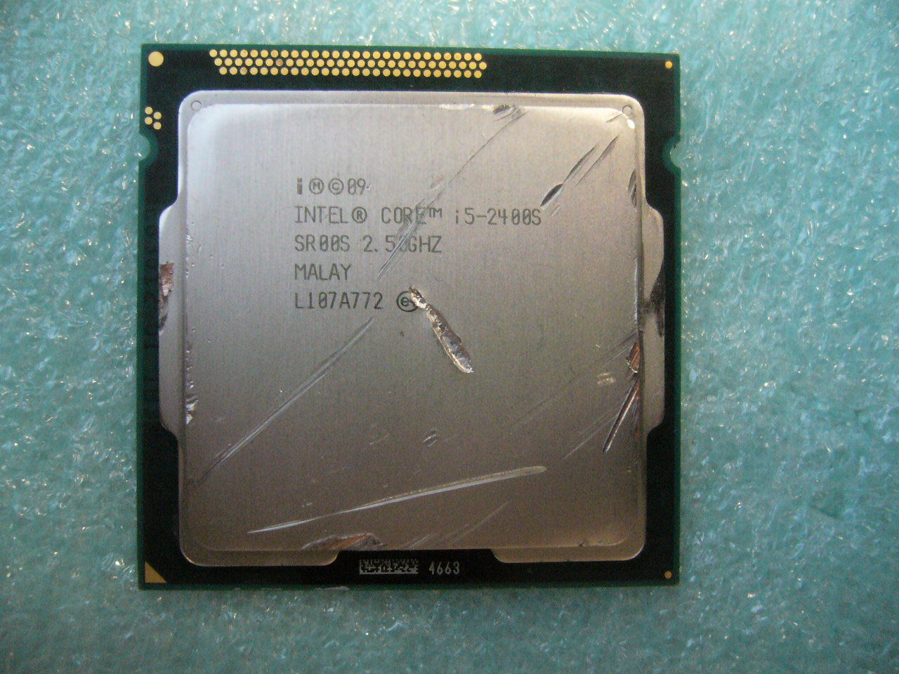 QTY 1x Intel CPU i5-2400S Quad-Cores 2.50Ghz LGA1155 SR00S NOT WORKING - zum Schließen ins Bild klicken