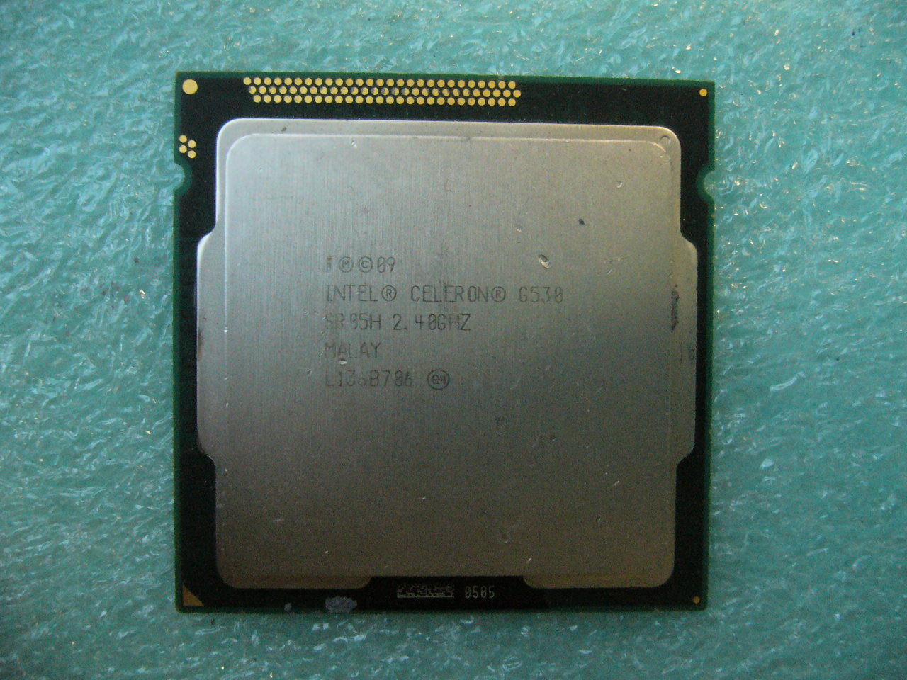 QTY 1x INTEL Celeron CPU G530 2.4GHZ/2MB LGA1155 SR05H