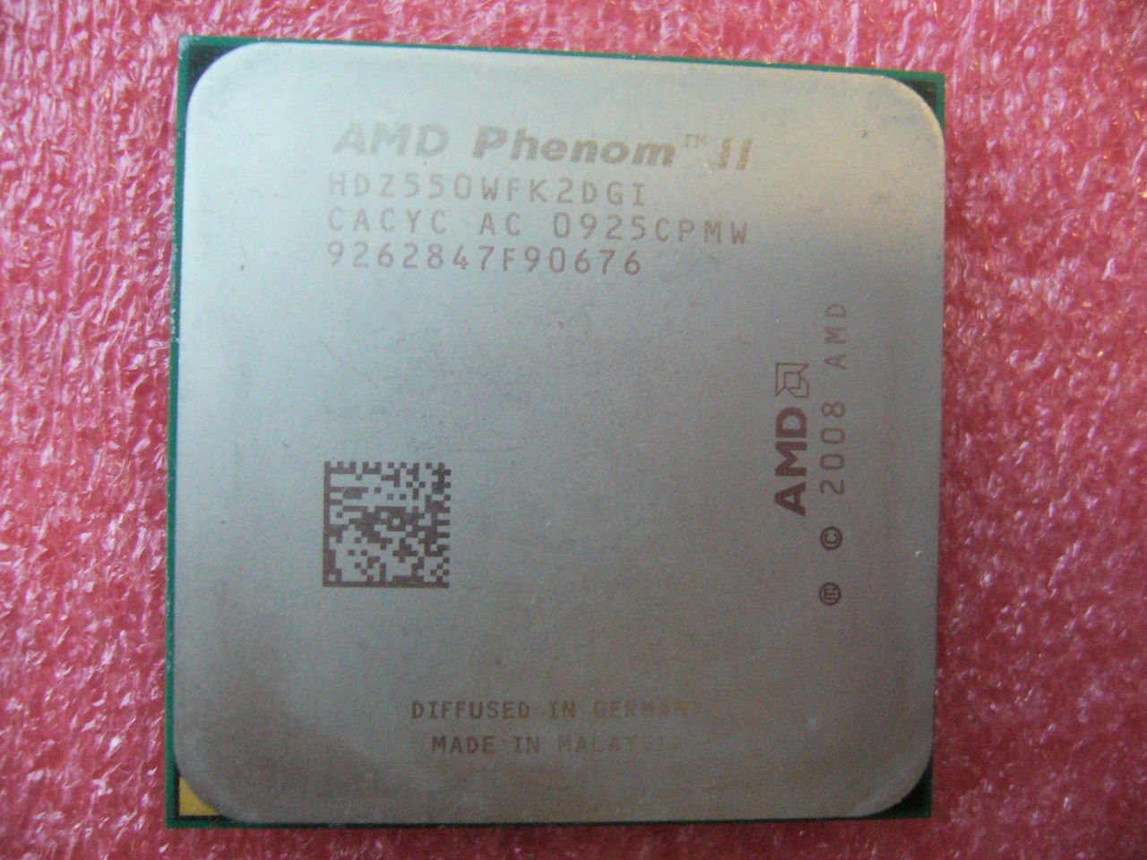 QTY 1x AMD Phenom II X2 550 3.1GHz Dual-Core (HDZ550WFK2DGI) CPU Socket AM3 - Click Image to Close