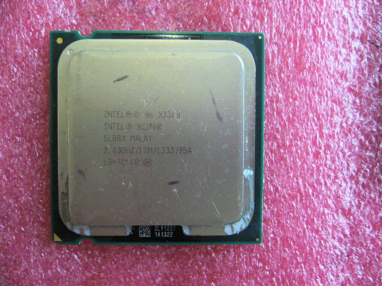 QTY 1x INTEL Quad Cores X3360 CPU 2.83GHz/12MB/1333Mhz LGA775 SLB8X SLAWZ