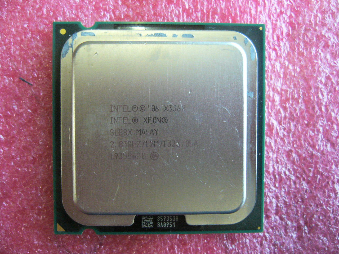 QTY 1x INTEL Quad Cores X3360 CPU 2.83GHz/12MB/1333Mhz LGA775 SLB8X SLAWZ - zum Schließen ins Bild klicken
