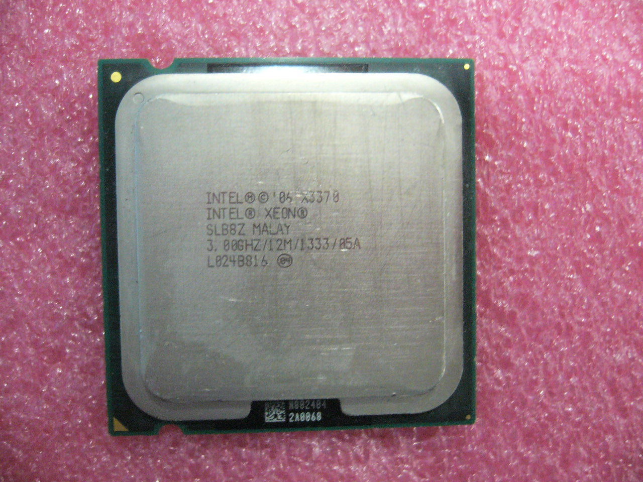 QTY 1x INTEL Quad Cores X3370 CPU 3.00GHz/12MB/1333Mhz LGA775 SLB8Z - Click Image to Close