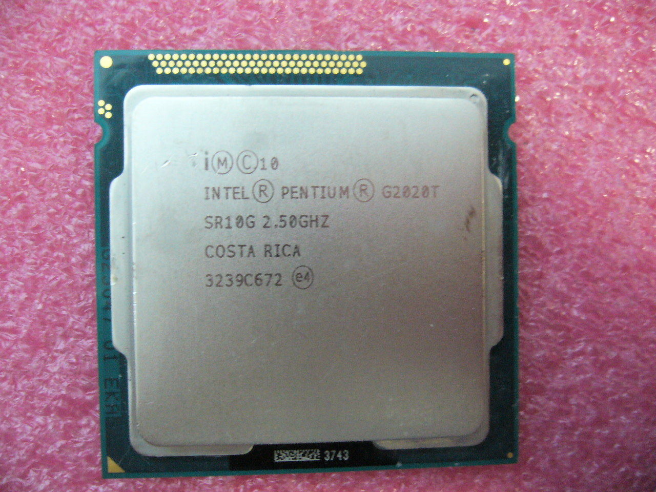 QTY 1x INTEL Pentium CPU G2020T 2.5GHZ/3MB LGA1155 SR10G TDP 35W - Click Image to Close