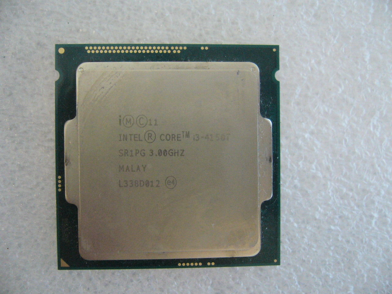 QTY 1x Intel CPU i3-4150T Dual-Cores 3.0Ghz LGA1150 SR1PG NOT WORKING - Click Image to Close