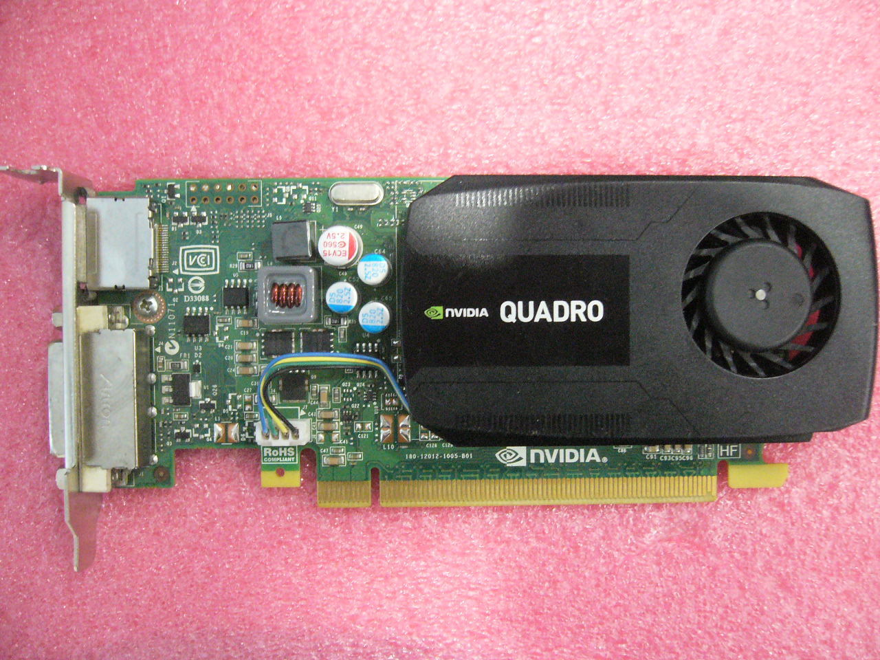 Nvidia Quadro K420 2GB GDDR3 PCI-E DVI Video Card FRU 00PC599 for Lenovo M73P