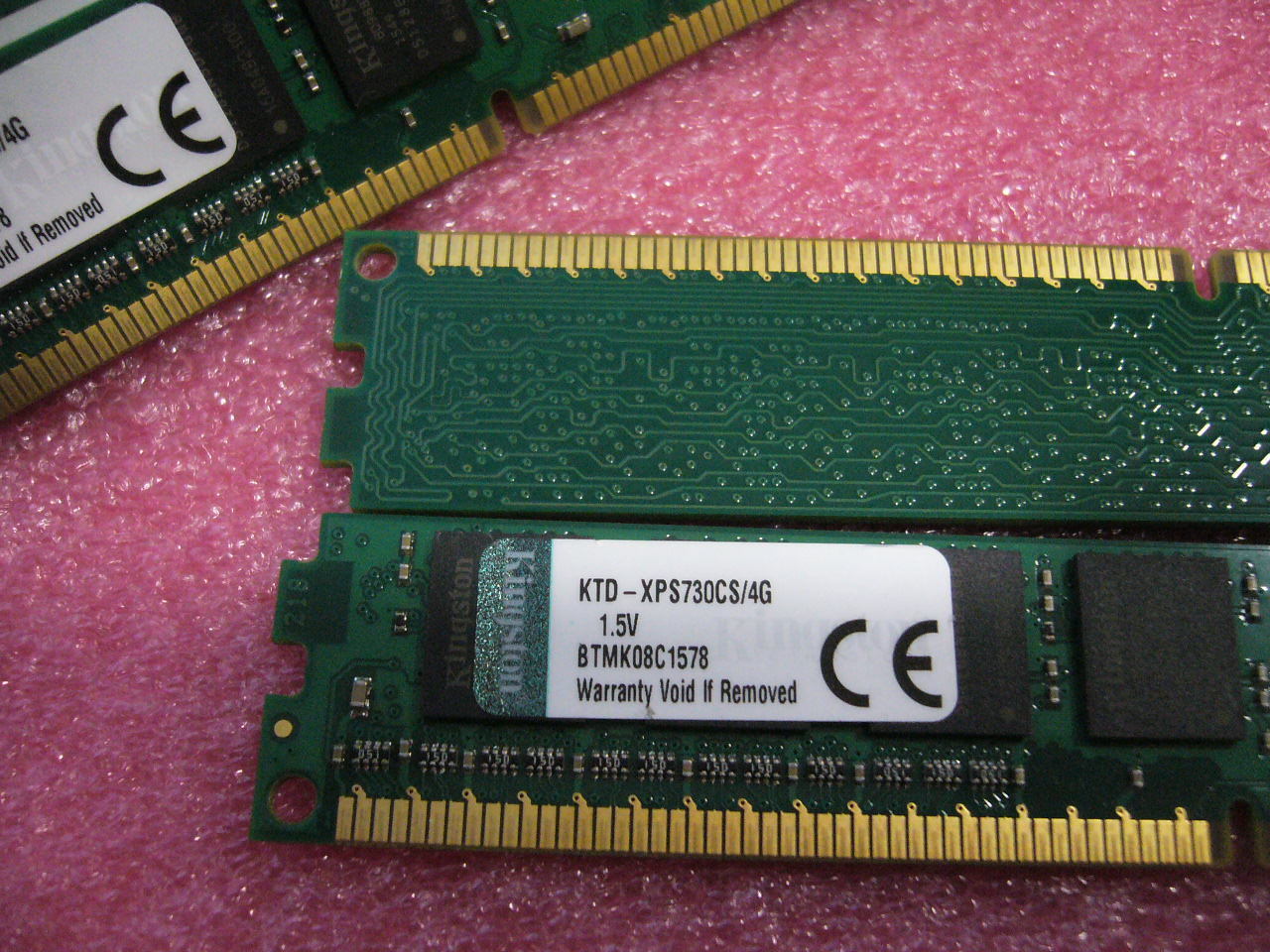 QTY 1x 4GB DDR3 PC3-12800 non-ECC desktop memory Kingston 9905584-017.A00LF - Click Image to Close