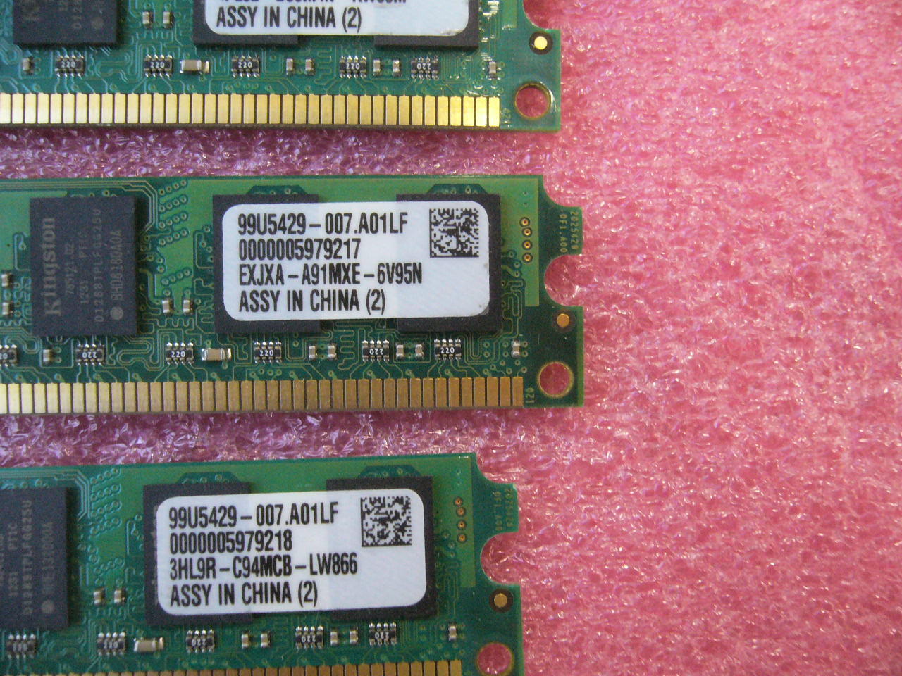 QTY 1x Dell 2GB DDR2 800Mhz non-ECC desktop mem SNPYG410C/2G 99U5429-007.A01LF - Click Image to Close