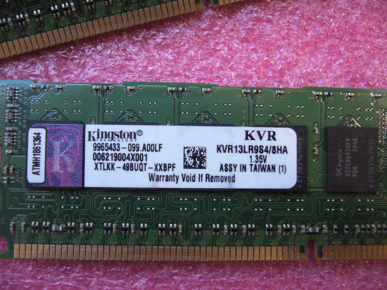 QTY 1x 8GB DDR3 PC3-10600 ECC Registered Server memory Kingston KVR13LR9S4/8 HA - zum Schließen ins Bild klicken