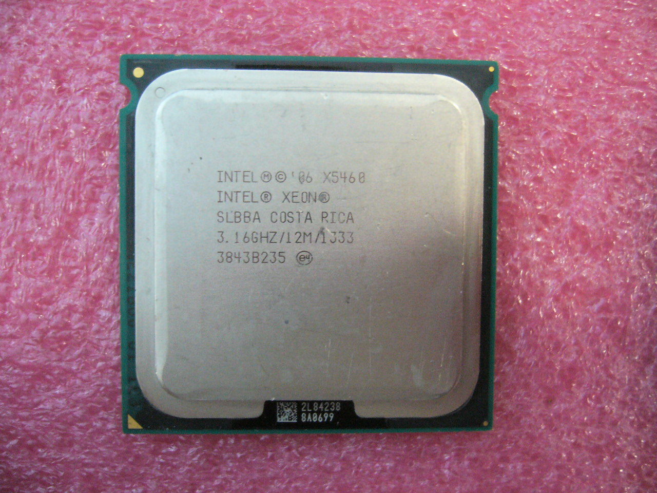 QTY 1x Intel Xeon CPU Quad Core X5460 3.16Ghz/12MB/1333Mhz LGA771 SLBBA - zum Schließen ins Bild klicken