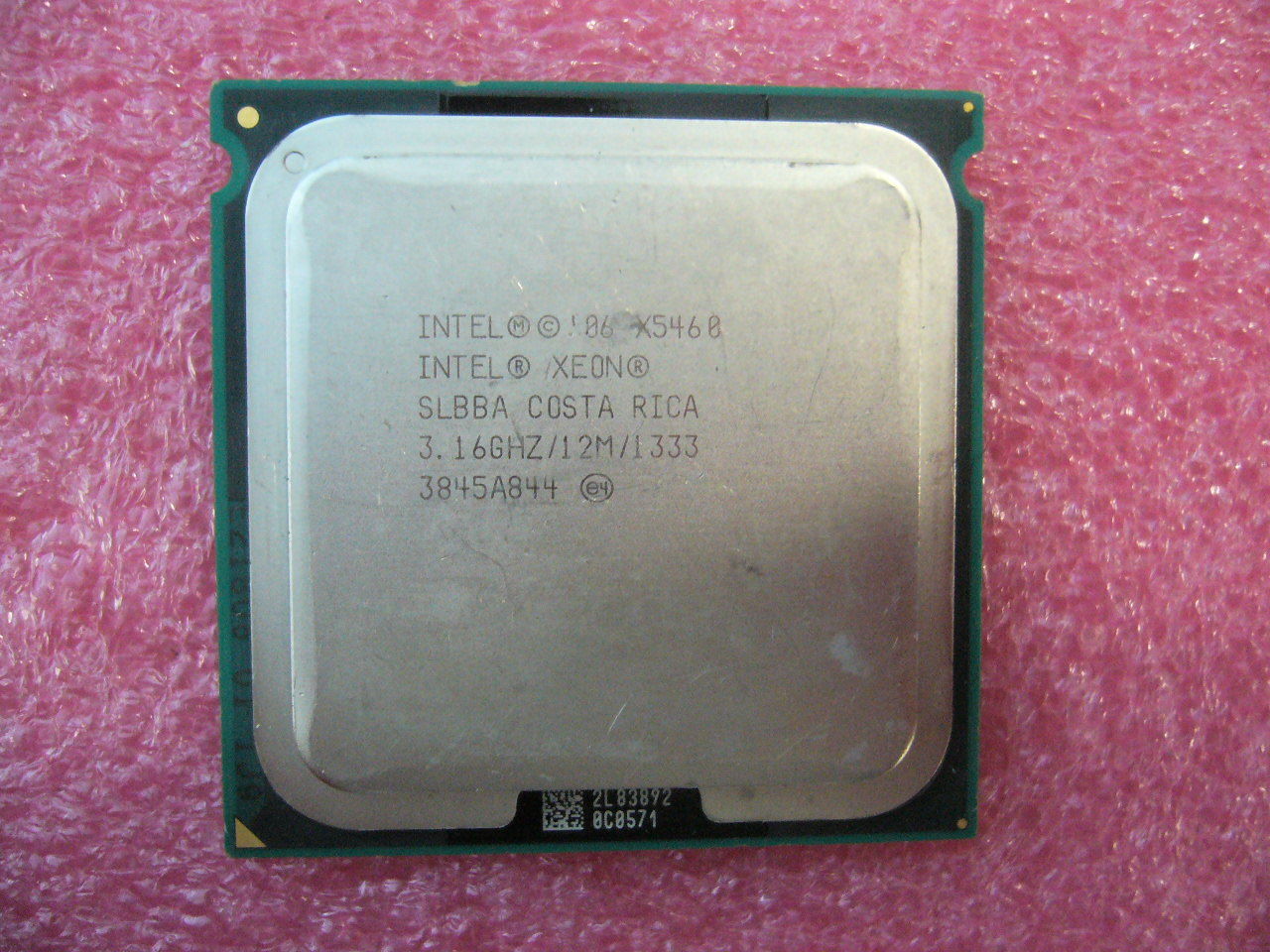 QTY 1x Intel Xeon CPU Quad Core X5460 3.16Ghz/12MB/1333Mhz LGA771 SLBBA - Click Image to Close