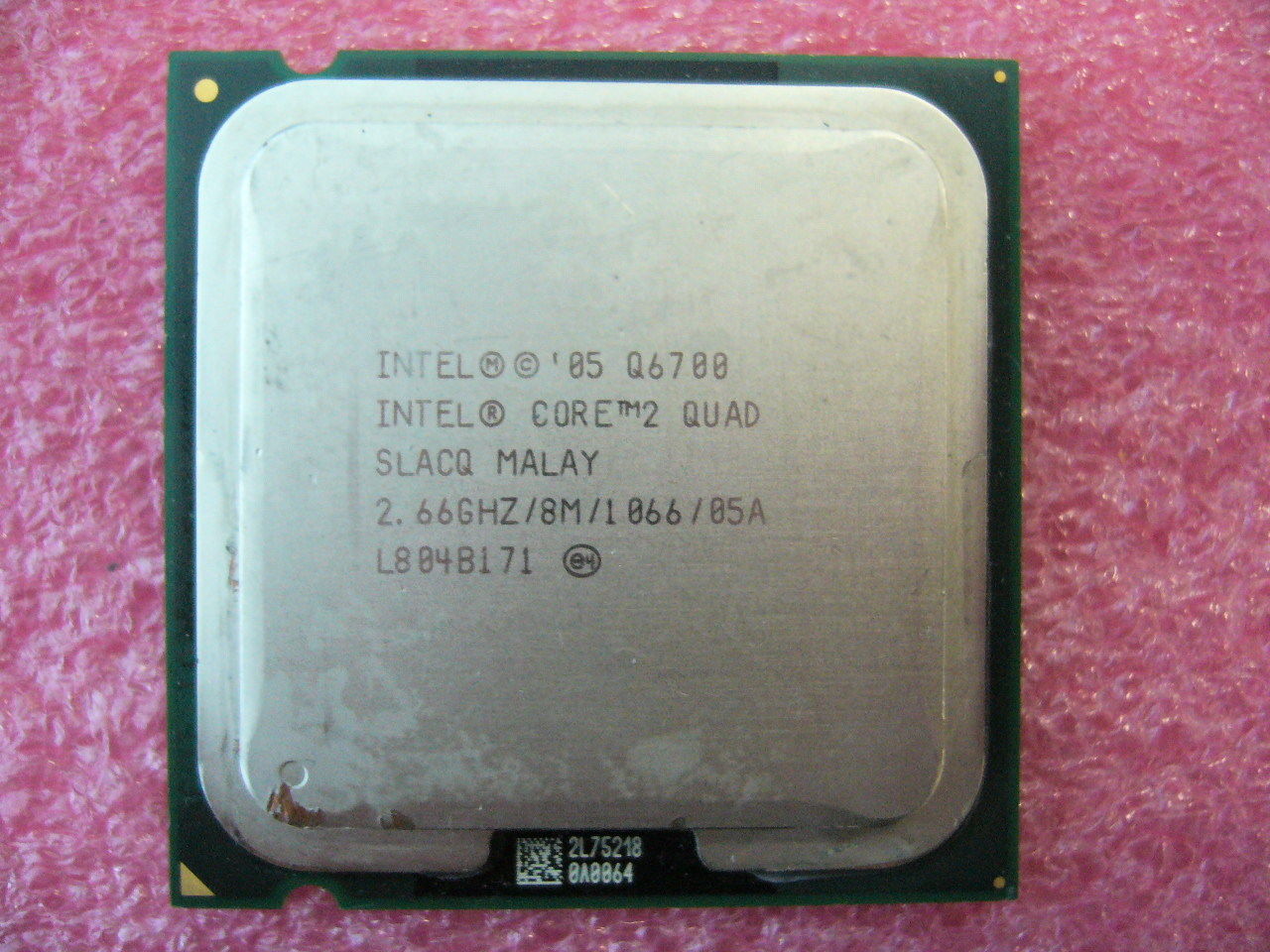 QTY 1x INTEL Core2 Quad Q6700 CPU 2.66GHz/8MB/1066Mhz LGA775 SLACQ