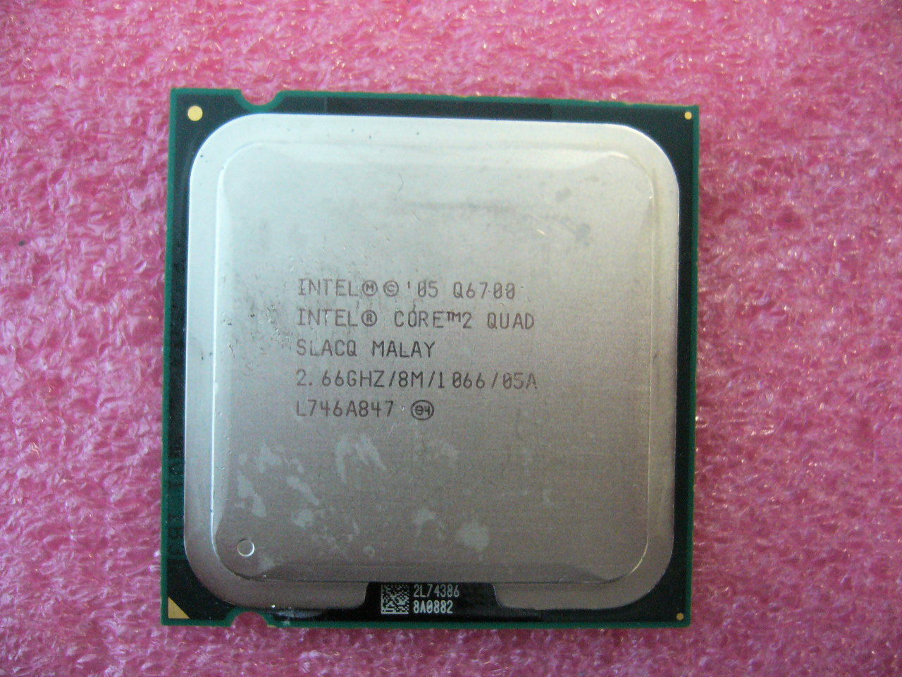 QTY 1x INTEL Core2 Quad Q6700 CPU 2.66GHz/8MB/1066Mhz LGA775 SLACQ - Click Image to Close