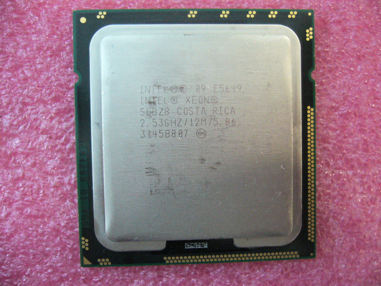QTY 1x INTEL Six-Cores Xeon CPU E5649 2.53GHZ/12MB LGA1366 SLBZ8