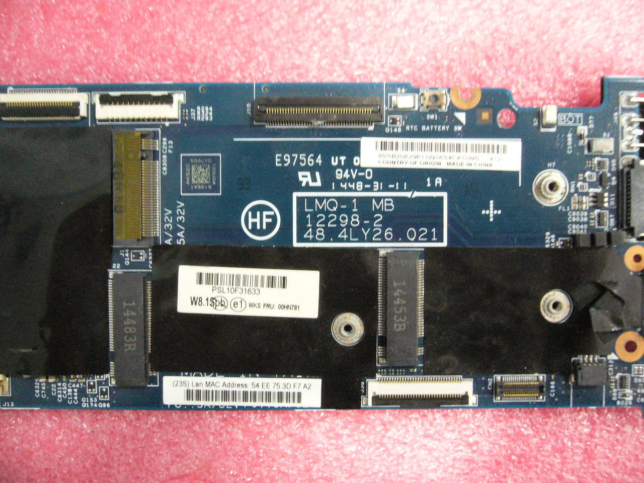 QTY 1x Lenovo Thinkpad X1 Carbon Gen2 motherboard i7-4600U 8GB X1C 00HN781 - Click Image to Close