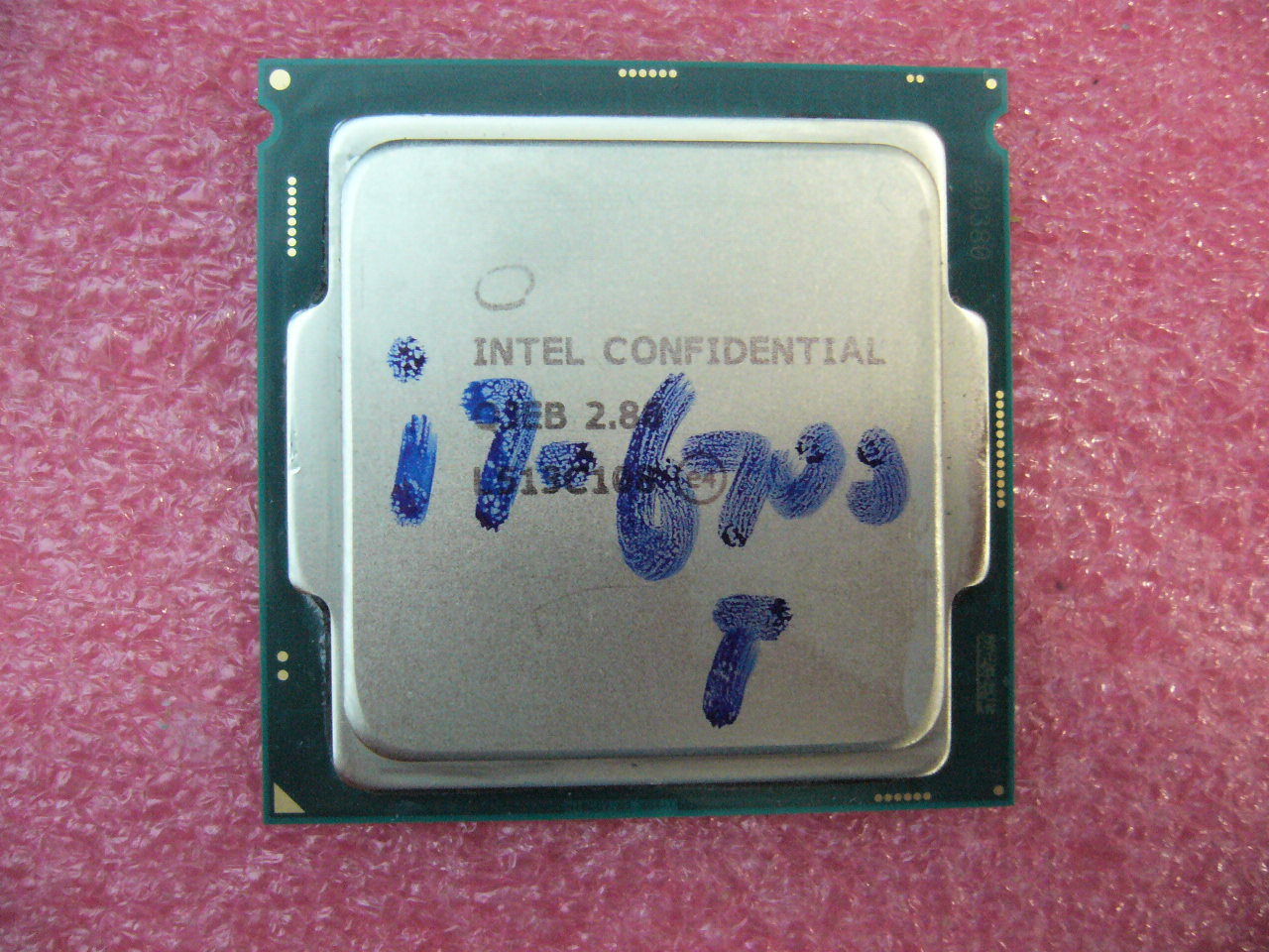 QTY 1x Intel Confidential CPU i7-6700T Quad-Cores 2.8Ghz LGA1151 ES TDP 35W