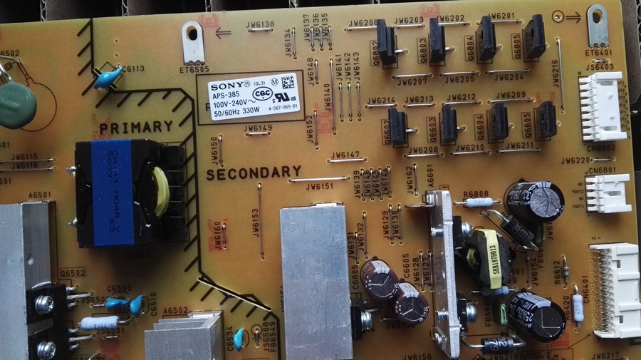 SONY 1-894-794-11 APS-385(CH) 1-474-620-11 Power Supply Board - zum Schließen ins Bild klicken