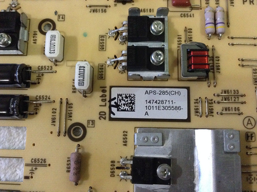 Sony 1-474-287-11 APS-285(CH) GE3 Power Supply Board for KDL-40E - zum Schließen ins Bild klicken