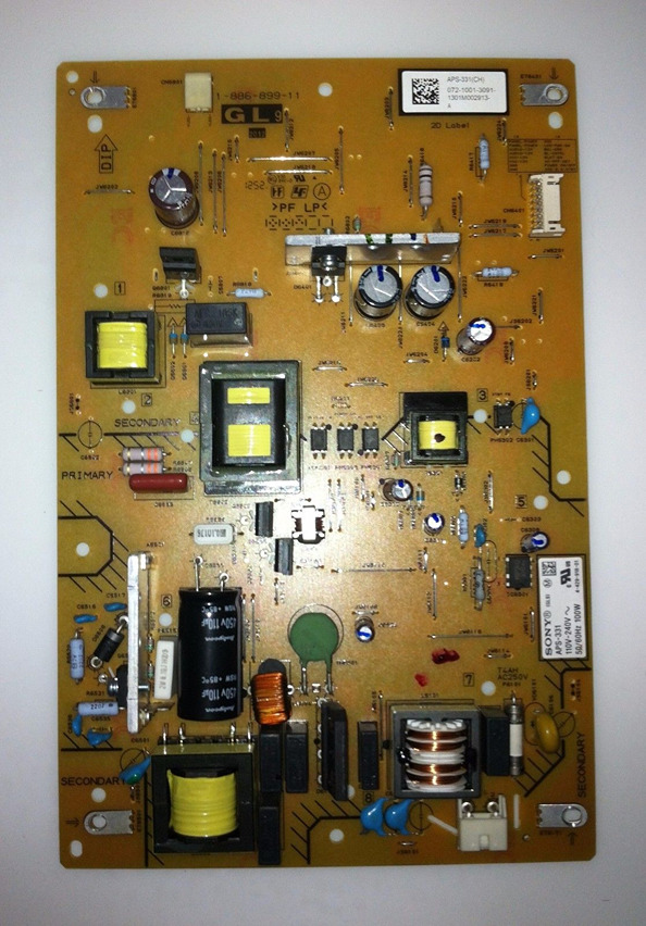 Sony 32" KDL-32EX340 APS-331 Power Supply Board Unit - Click Image to Close