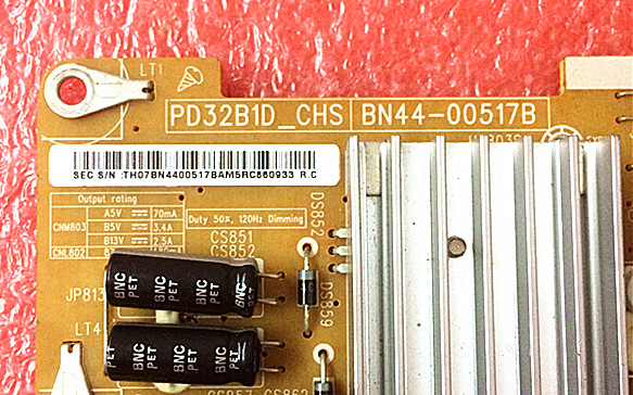 PD32B1D_CHS Samsung BN44-00517B Backlight Inverter - Click Image to Close