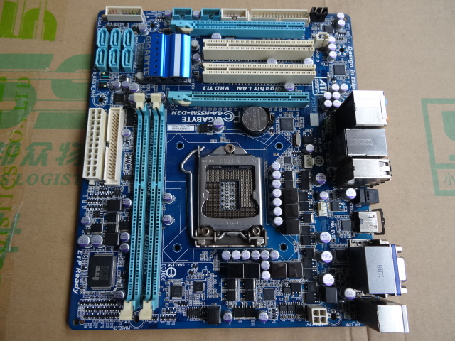 GA-H55M-D2H for gigabyte DESKTOP MOTHERBOARD LGA 1156 with IO s - Click Image to Close